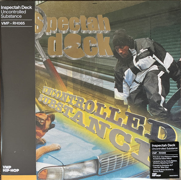 Inspectah Deck : Uncontrolled Substance (2xLP, Album, Club, RE, RM, Blu)