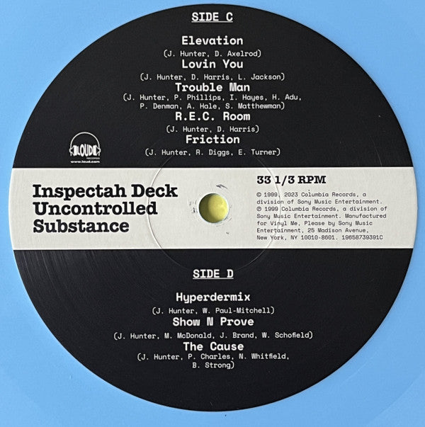 Inspectah Deck : Uncontrolled Substance (2xLP, Album, Club, RE, RM, Blu)