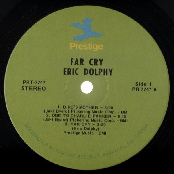 Eric Dolphy : Far Cry! (LP, Album, RE)
