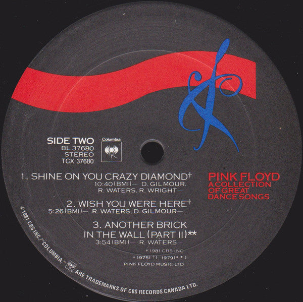 Pink Floyd : A Collection Of Great Dance Songs (LP, Comp)