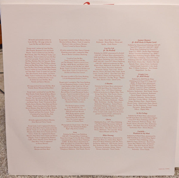 Lana Del Rey : Lust For Life (2xLP, Album)