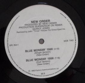 New Order : Blue Monday 1988 (12", Don)
