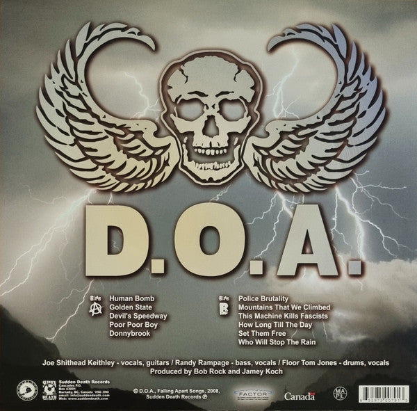 D.O.A. (2) : Northern Avenger (LP, Album)