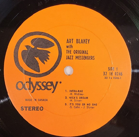Art Blakey & The Jazz Messengers : Art Blakey With The Original Jazz Messengers (LP, Album, RE)