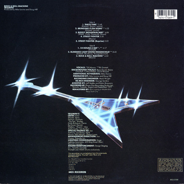 Triumph (2) : Rock 'N' Roll Machine (LP, Comp, RE)