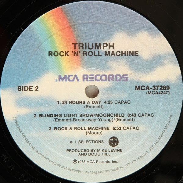 Triumph (2) : Rock 'N' Roll Machine (LP, Comp, RE)