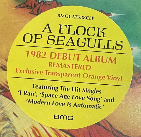 A Flock Of Seagulls : A Flock Of Seagulls (LP, Album, Ltd, RE, RM, Ora)