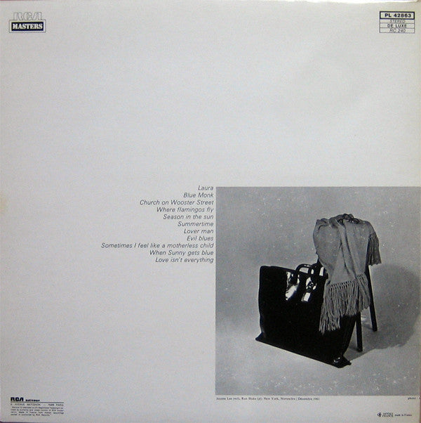 Jeanne Lee And Ran Blake : "The Newest Sound Around" (LP, Album, RE, Gat)