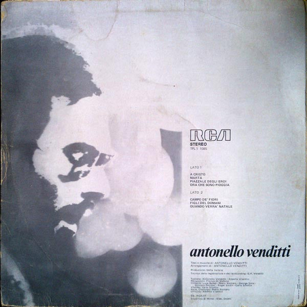 Antonello Venditti : Quando Verrà Natale (LP, Album)