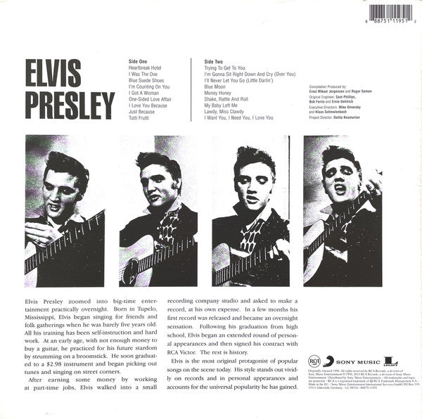 Elvis Presley : Elvis Presley (LP, Album, Mono, RE, 180)