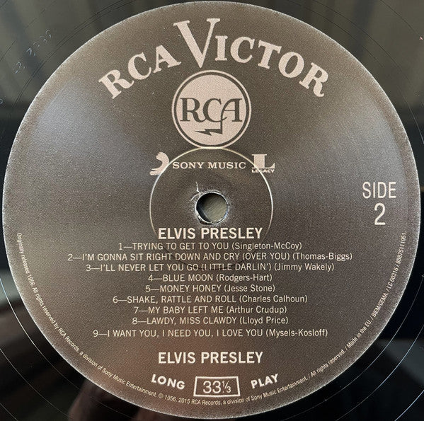 Elvis Presley : Elvis Presley (LP, Album, Mono, RE, 180)