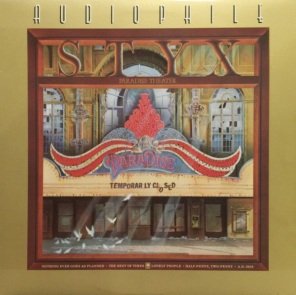 Styx : Paradise Theatre (LP, Album, Hal)