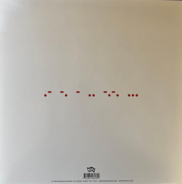 Interpol : Antics (LP, Album, RE)