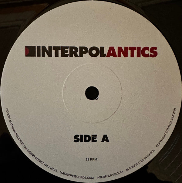 Interpol : Antics (LP, Album, RE)