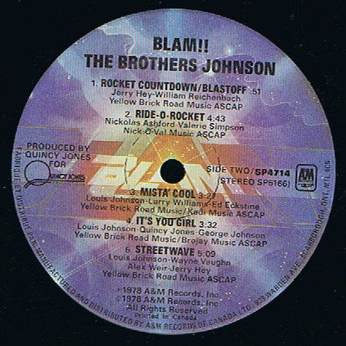 Brothers Johnson : Blam!! (LP, Album, Gat)