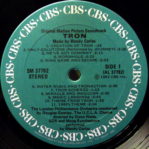 Wendy Carlos : Tron (Original Motion Picture Soundtrack) (LP)