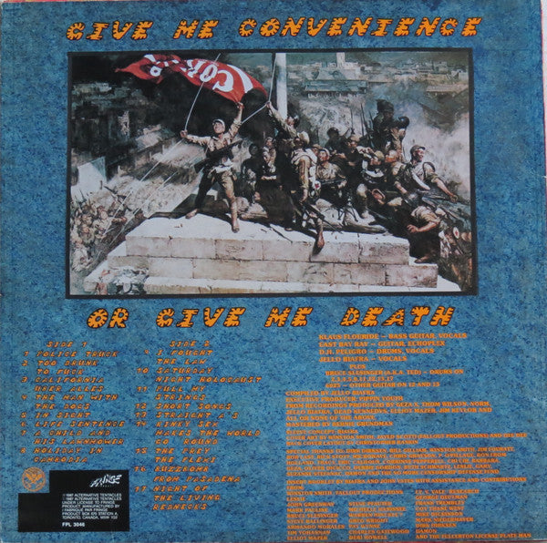Dead Kennedys : Give Me Convenience Or Give Me Death (LP, Comp + Flexi, 7")