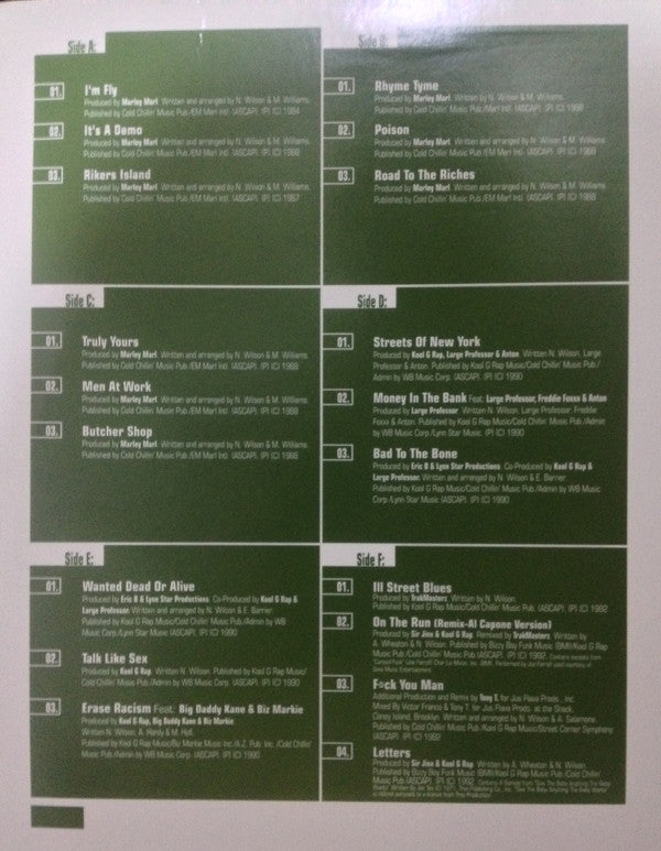 Kool G Rap & D.J. Polo : The Best Of Cold Chillin' (3xLP, Comp)