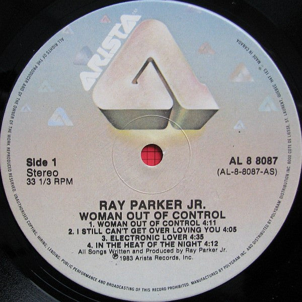 Ray Parker Jr. : Woman Out Of Control (LP, Album)