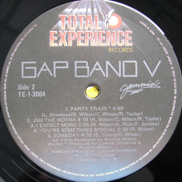 The Gap Band : Gap Band V - Jammin' (LP, Album)
