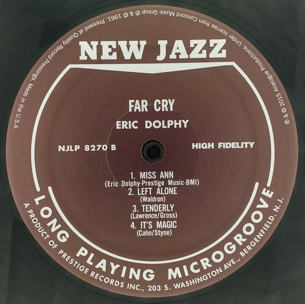 Eric Dolphy With Booker Little : Far Cry (LP, Album, Ltd, RE, RP, 180)