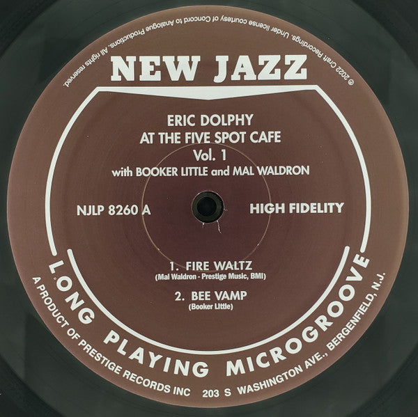 Eric Dolphy : At The Five Spot Volume 1. (LP, Album, Ltd, RE, 180)