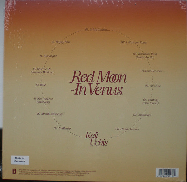 Kali Uchis : Red Moon In Venus (LP, Album)