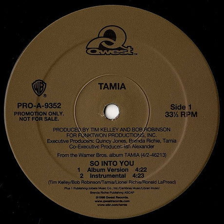 Tamia : So Into You (12", Promo)