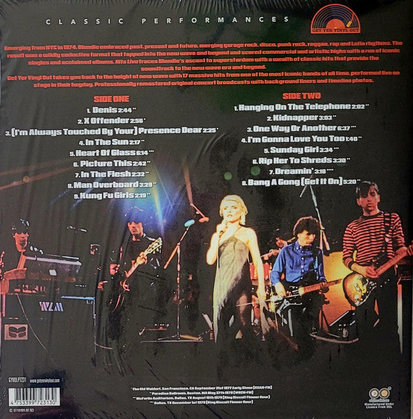 Blondie : Hits Live (LP, Comp, Dlx, RM, Unofficial, Gat)