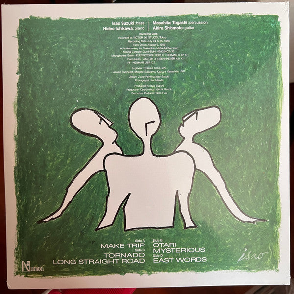 Isao Suzuki, Masahiko Togashi, Hideo Ichikawa, Akira Shiomoto : Approach (2x12", Album, RE)