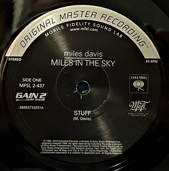 Miles Davis : Miles In The Sky (2xLP, Album, Ltd, Num, RE, RM, S/Edition)