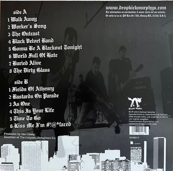 Dropkick Murphys : Blackout (LP, Album, Ltd, RE, Tra)