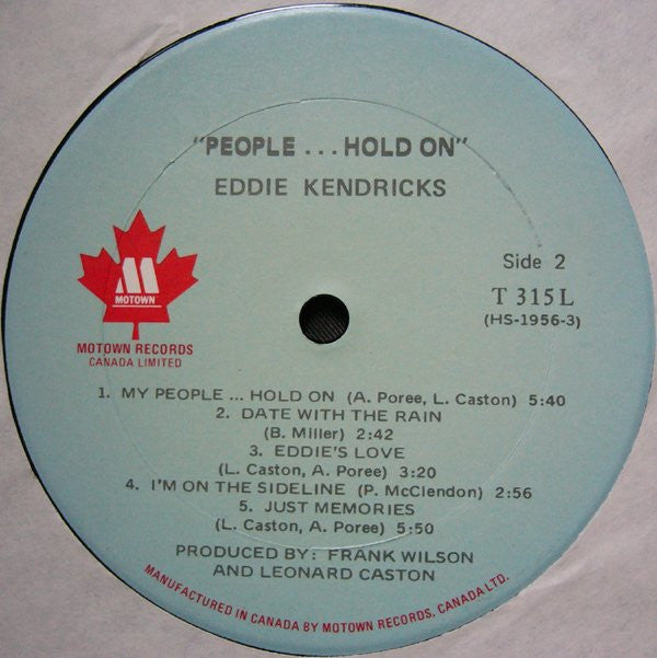 Eddie Kendricks : People...Hold On (LP, Album, RE)