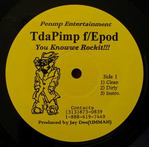 T Da Pimp : Why You Lookin' Hard? (12", Promo)