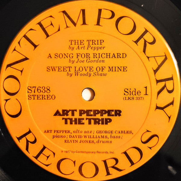 Art Pepper : The Trip (LP, Album)