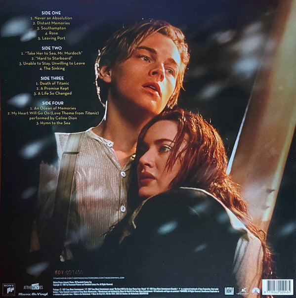 James Horner : Titanic (Music From The Motion Picture) (2xLP, Ltd, Num, RE, Sil)