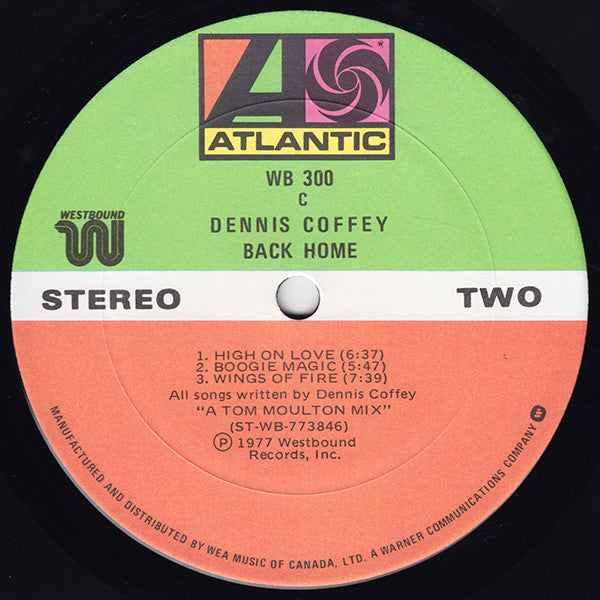 Dennis Coffey : Back Home (LP, Album)