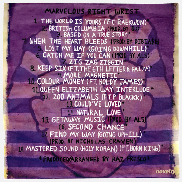Raz Fresco : Marvelous Right Wrist (LP, Album, Rub)