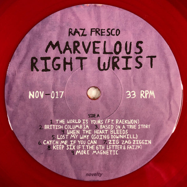 Raz Fresco : Marvelous Right Wrist (LP, Album, Rub)