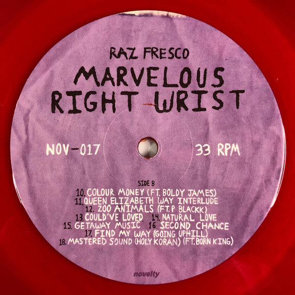 Raz Fresco : Marvelous Right Wrist (LP, Album, Rub)