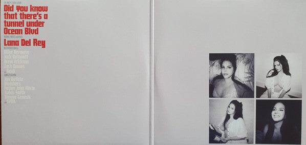 Lana Del Rey : Did You Know That There's A Tunnel Under Ocean Blvd (2xLP, Album, Ltd, Whi)