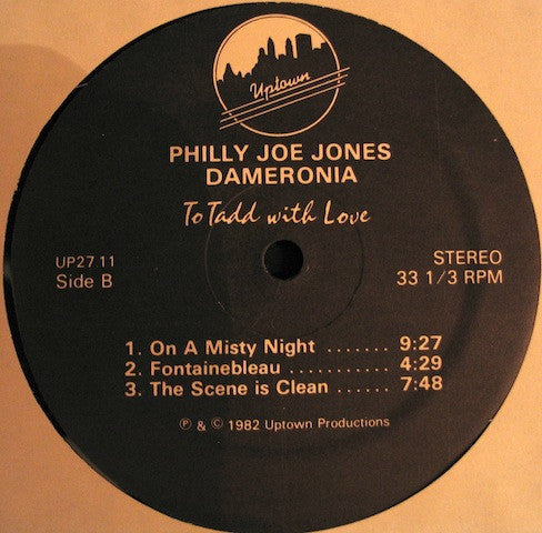 "Philly" Joe Jones / Dameronia : To Tadd With Love (LP, Album)