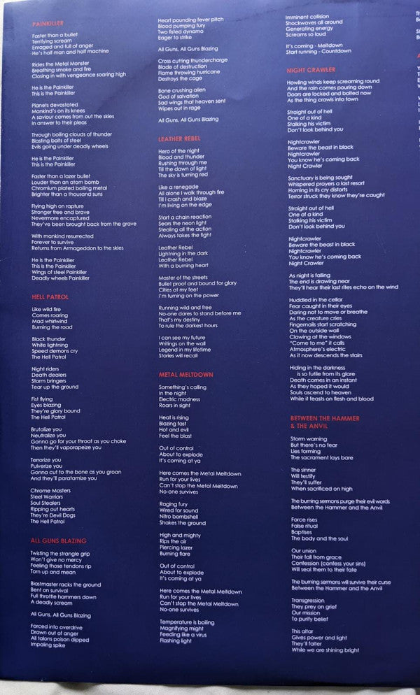 Judas Priest : Painkiller (LP, Album, RE, 180)