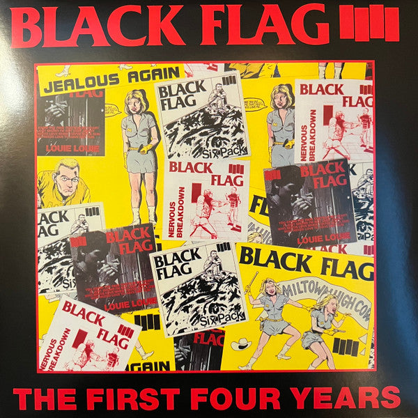 Black Flag : The First Four Years (LP, Comp, RP)