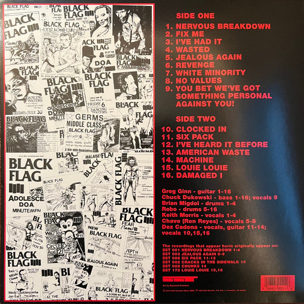 Black Flag : The First Four Years (LP, Comp, RP)