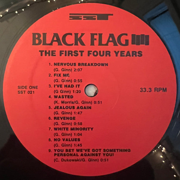Black Flag : The First Four Years (LP, Comp, RP)