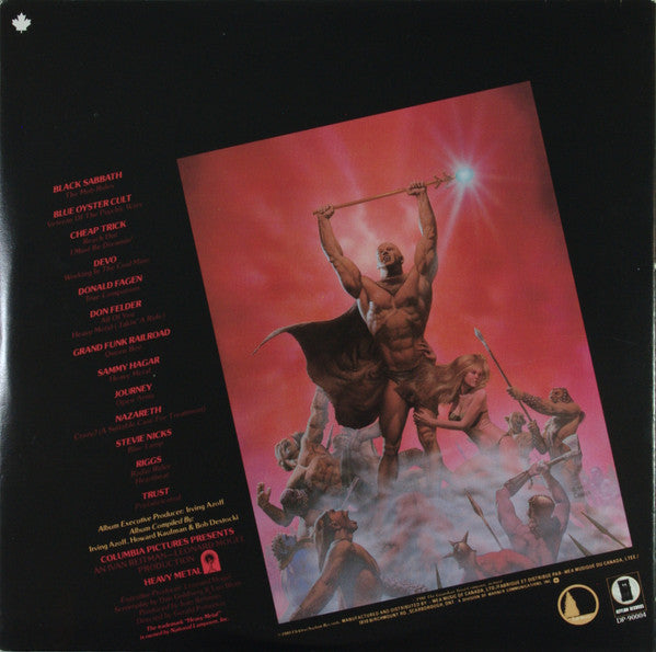 Various : Heavy Metal - Music From The Motion Picture (2xLP, Album, Comp, Gat)