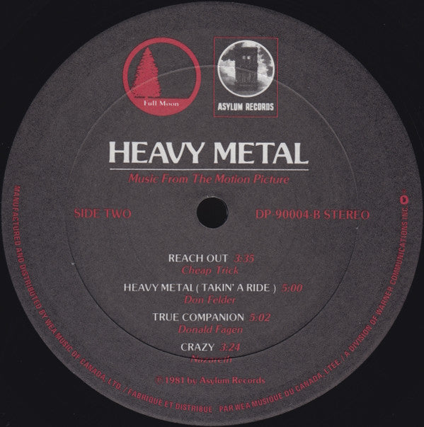 Various : Heavy Metal - Music From The Motion Picture (2xLP, Album, Comp, Gat)