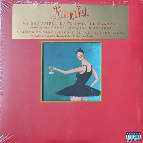 Kanye West : My Beautiful Dark Twisted Fantasy (3xLP, Album, Ltd, RE)