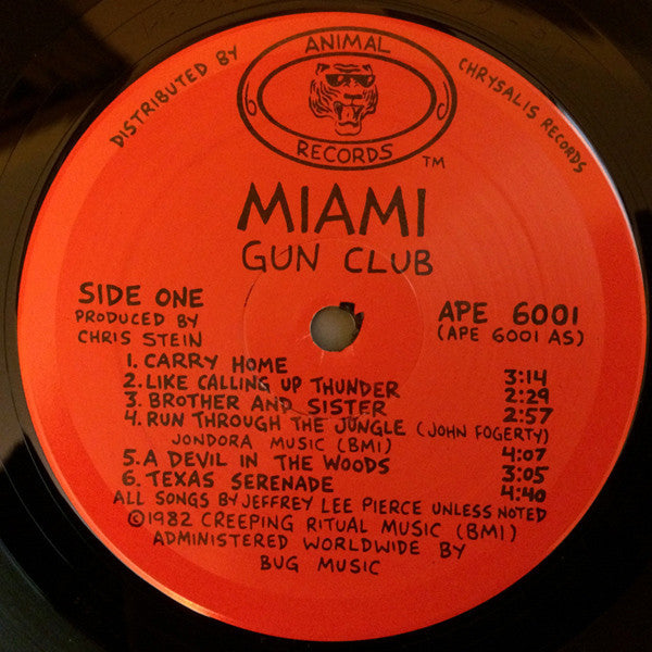 The Gun Club : Miami (LP, Album, PRC)